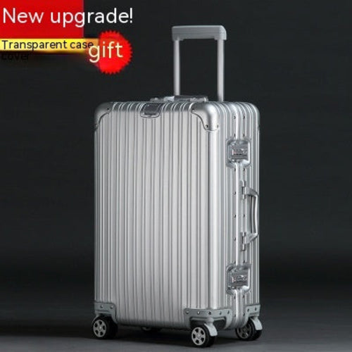 Aluminum Magnesium Alloy Luggage Large Capacity Trolley Case - Cart2u.ro