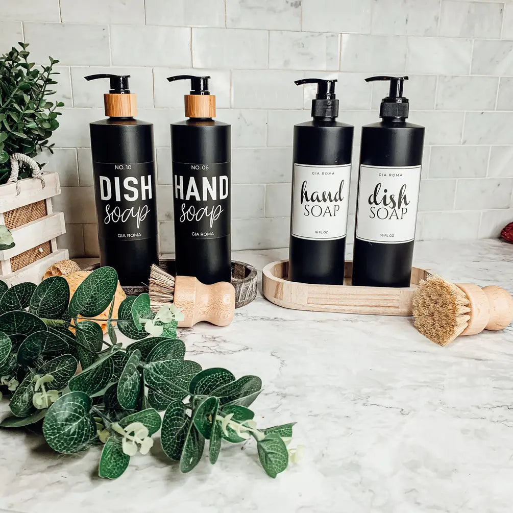 16oz Plastic Black Bottles - Cart2u.ro