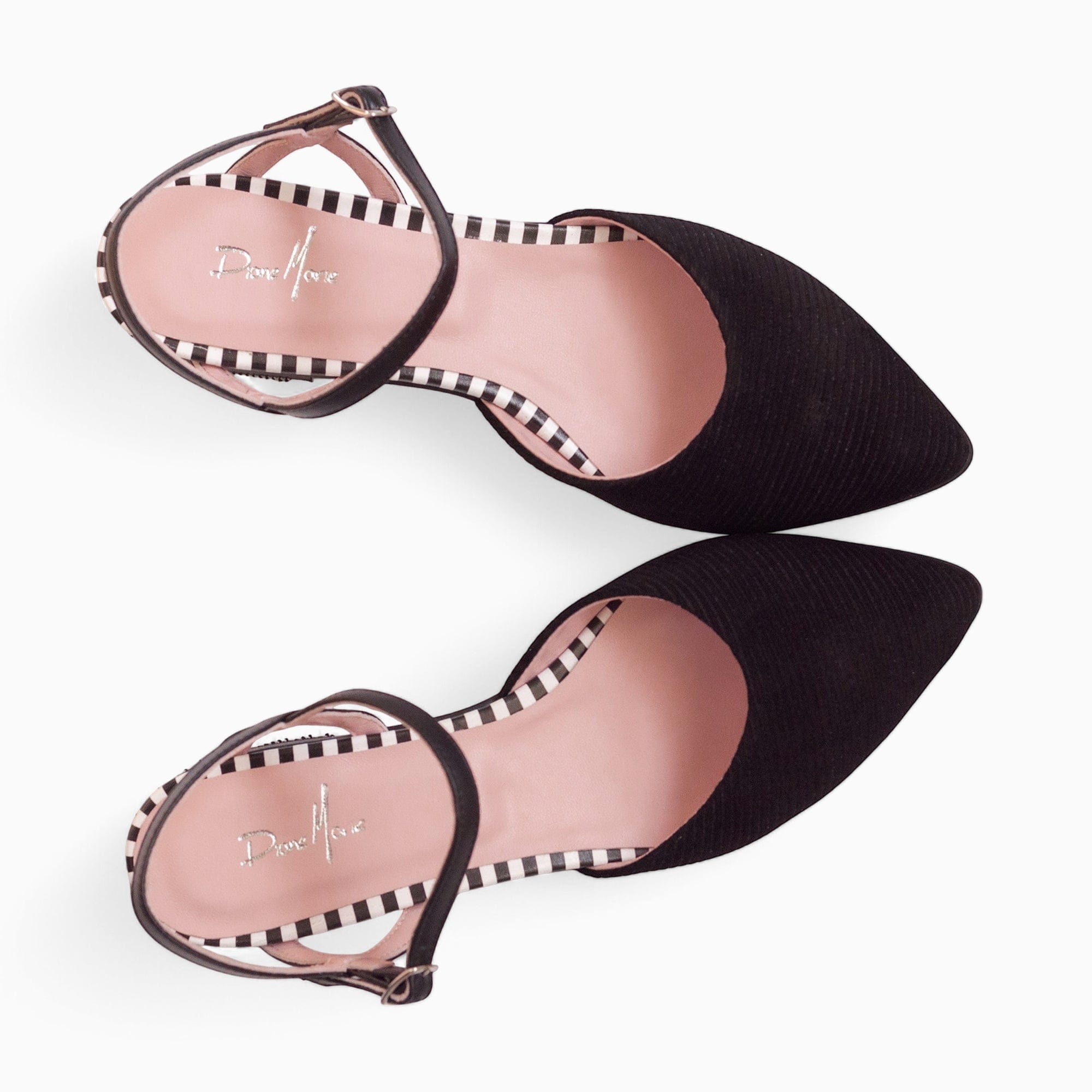 Balerin din piele naturala neagra Willa Pantofi Diane Marie