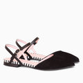 Balerin din piele naturala neagra Willa Pantofi Diane Marie