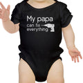 My Papa Fix Black Cute Baby Bodysuit Unique - Cart2u.ro