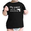 My Papa Fix Black Cute Baby T-Shirt Unique Fathers - Cart2u.ro