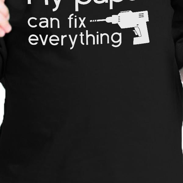 My Papa Fix Black Cute Baby T-Shirt Unique Fathers - Cart2u.ro