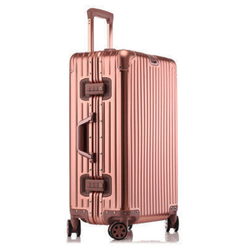 Aluminum Magnesium Alloy Luggage Large Capacity Trolley Case - Cart2u.ro