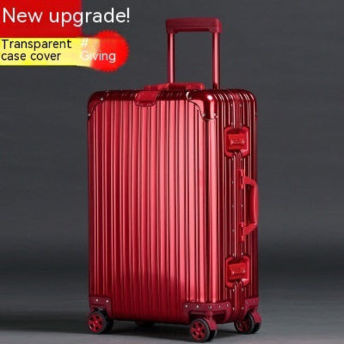 Aluminum Magnesium Alloy Luggage Large Capacity Trolley Case - Cart2u.ro