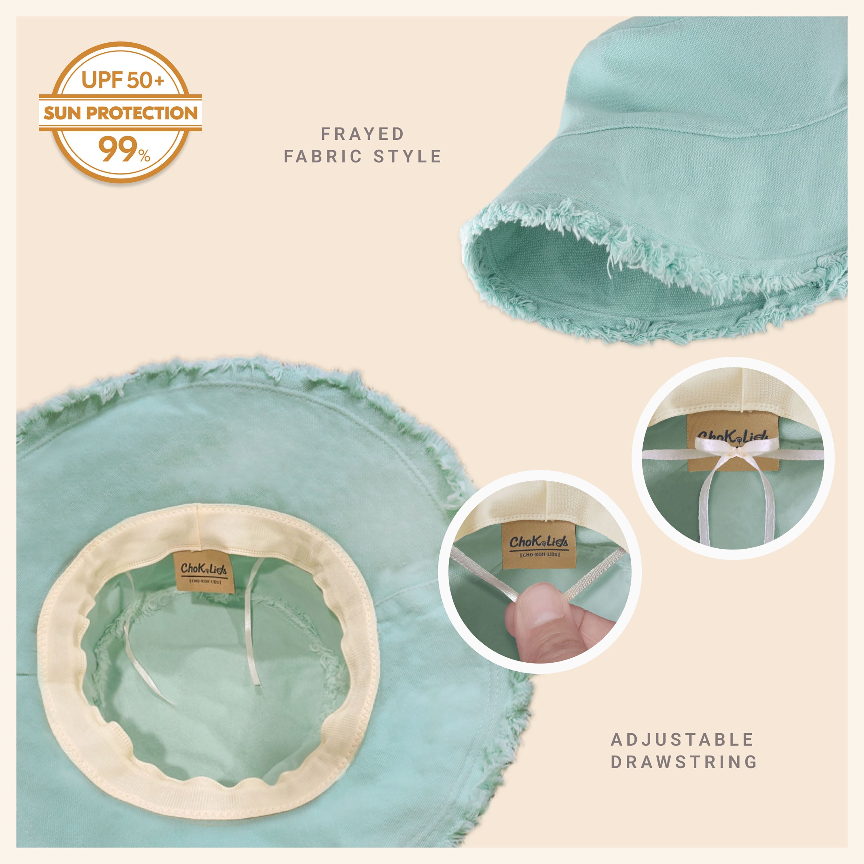 Frayed Bucket Hat - Cart2u.ro