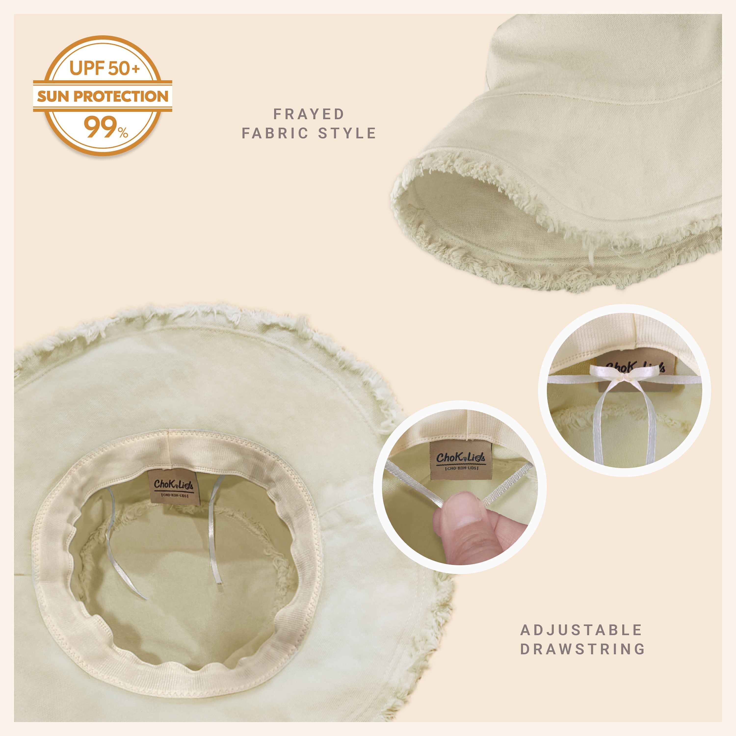 Frayed Bucket Hat - Cart2u.ro