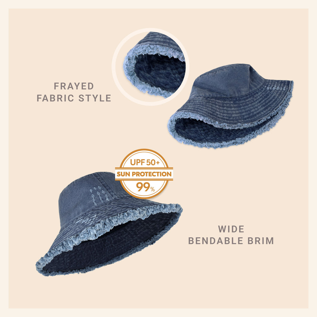 Frayed Bucket Hat - Cart2u.ro