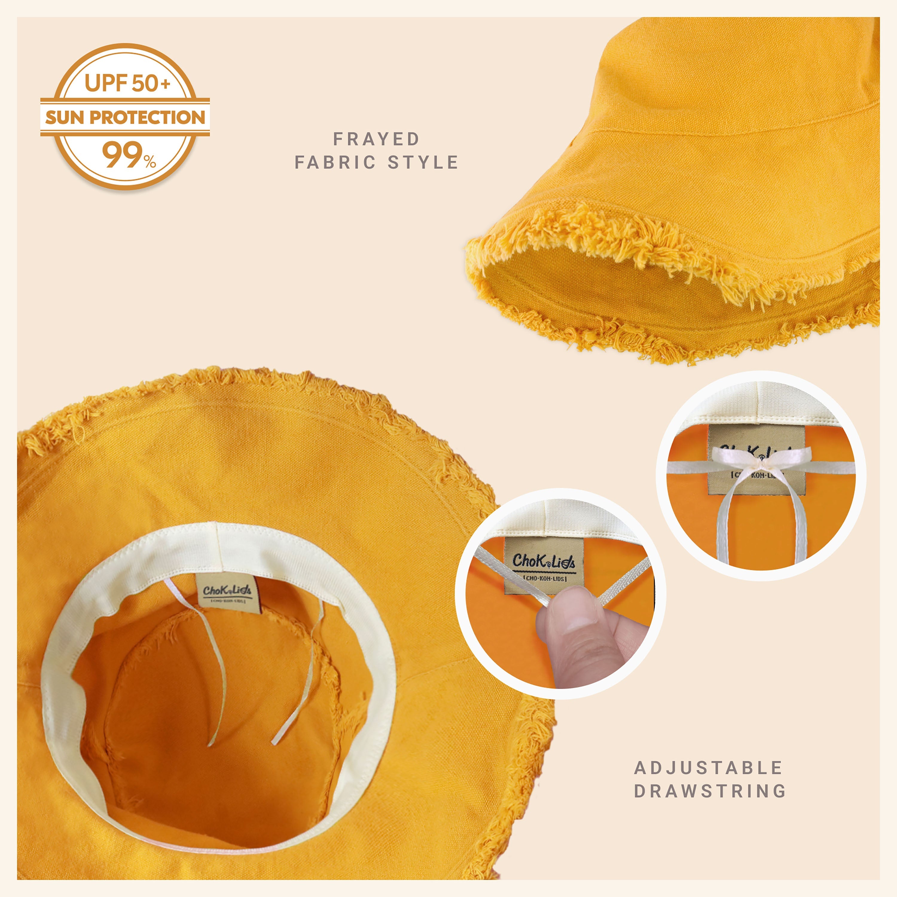 Frayed Bucket Hat - Cart2u.ro