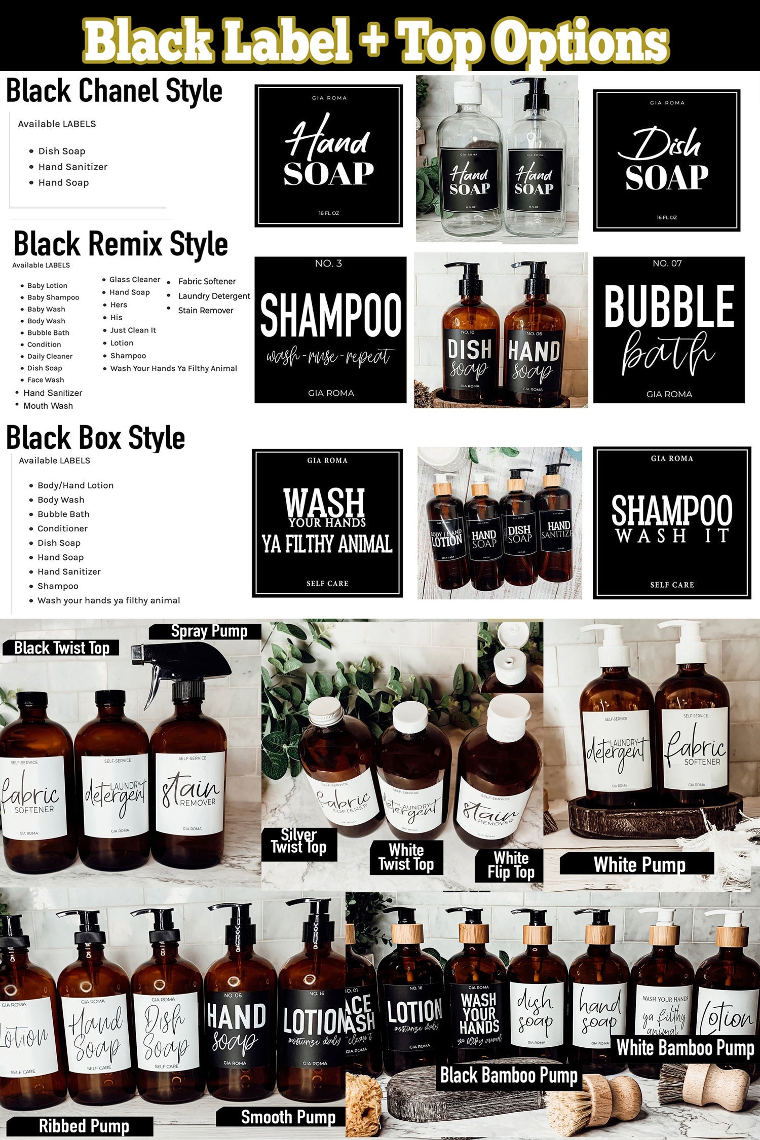 16oz Glass Amber | White Label - Cart2u.ro