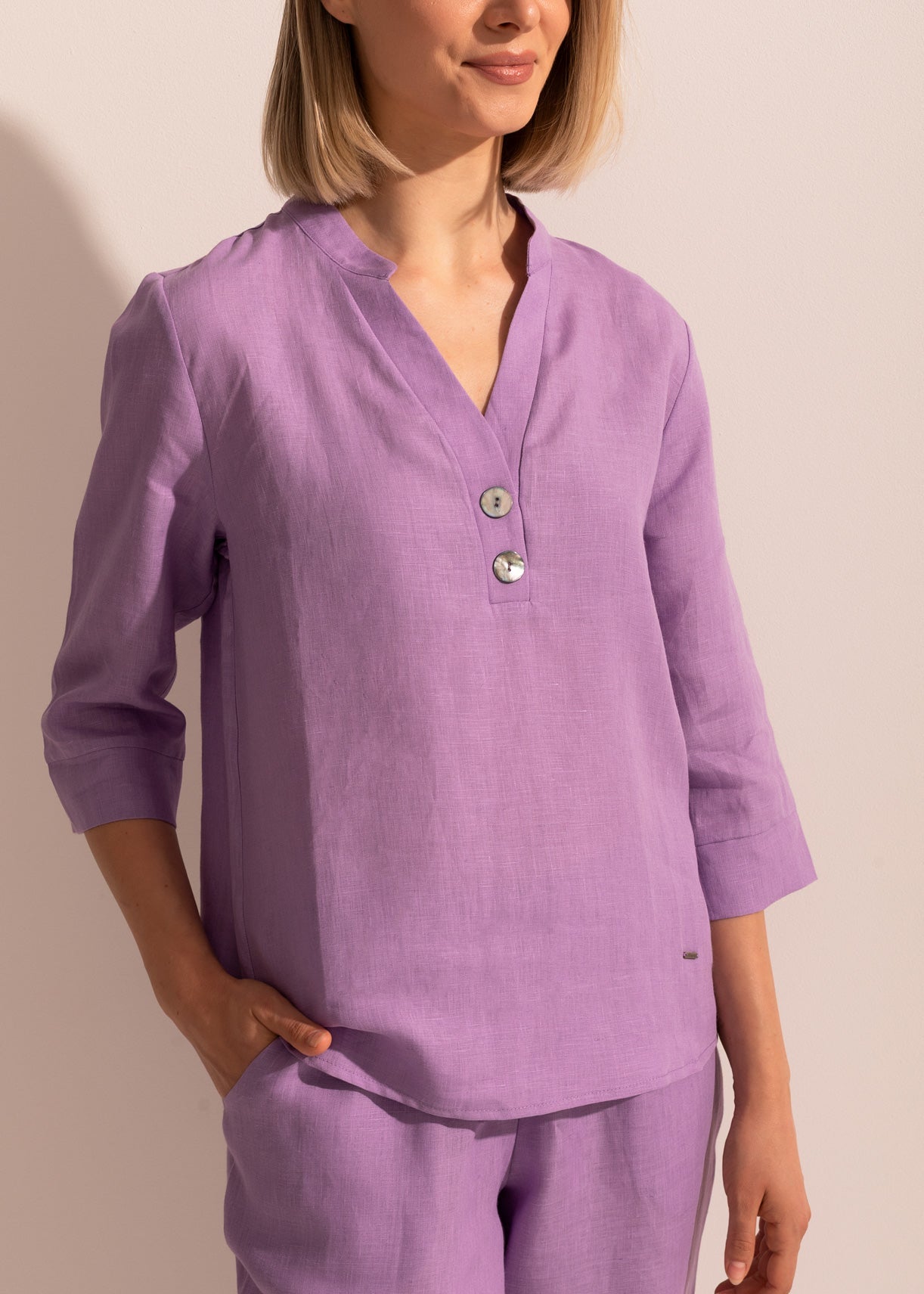 Bluză Damă Pure Linen Sofiaman.ro