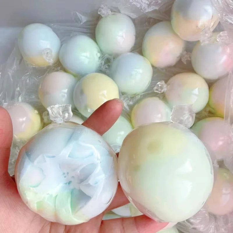 Vaseline Cracking Wax Ball Fidget Toy Handmade Cantaloupe Chocolate Squeeze Ball ASMR Sensory Stress Relief Decompression Gift