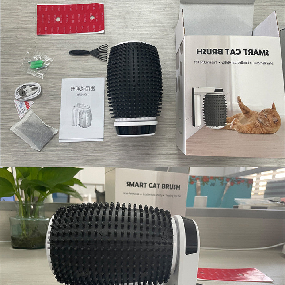 Automatic Cat Self Groomer Wall Corner Brushes Soft Cat Corner - Cart2u.ro