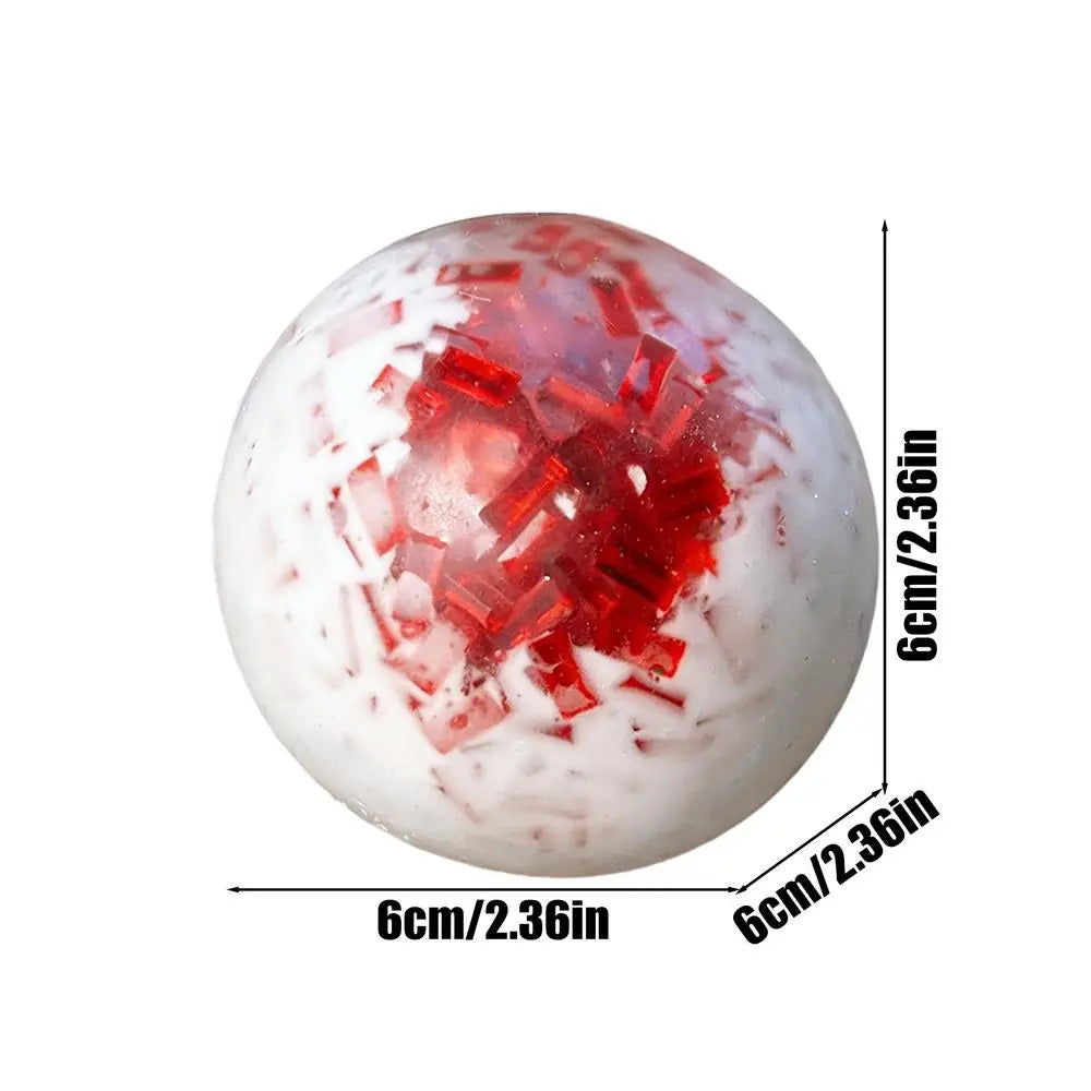 Squishyed Slow Rising Broken Ice Handmade Ball Stress Relief Sensory Fidget Toy For Anxiety ADHD Autism