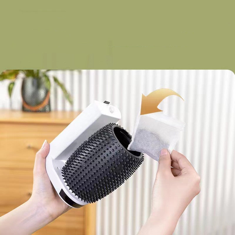Automatic Cat Self Groomer Wall Corner Brushes Soft Cat Corner - Cart2u.ro