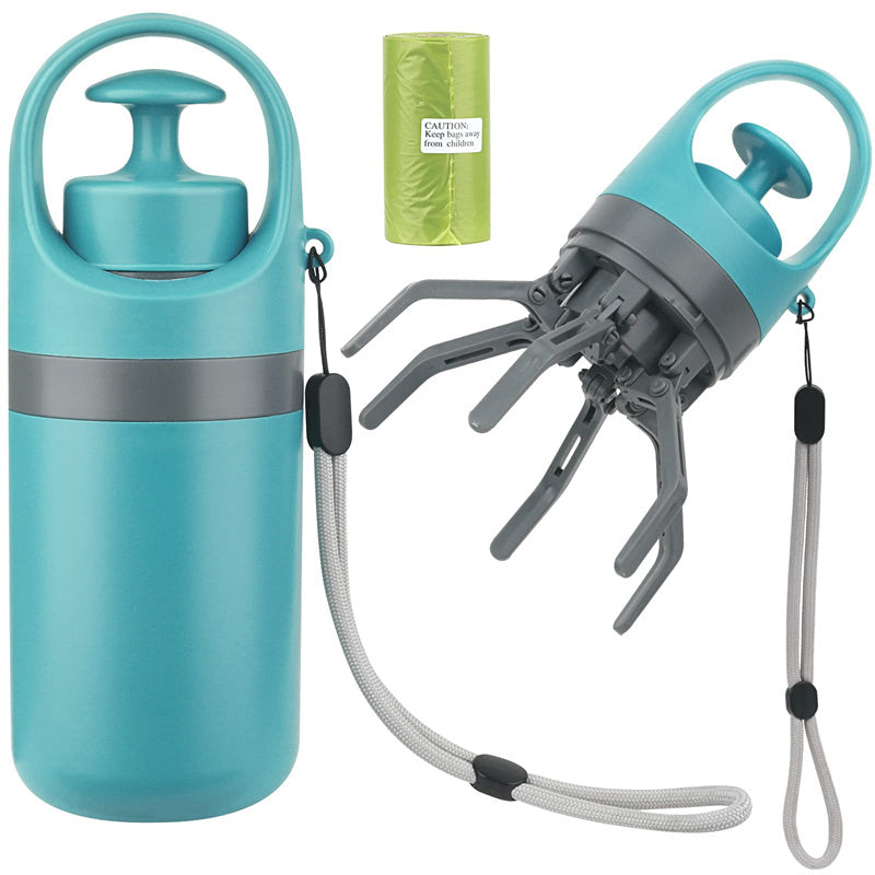 Portable Lightweight Dog Pooper Scooper With Built-in Poop Bag - Cart2u.ro