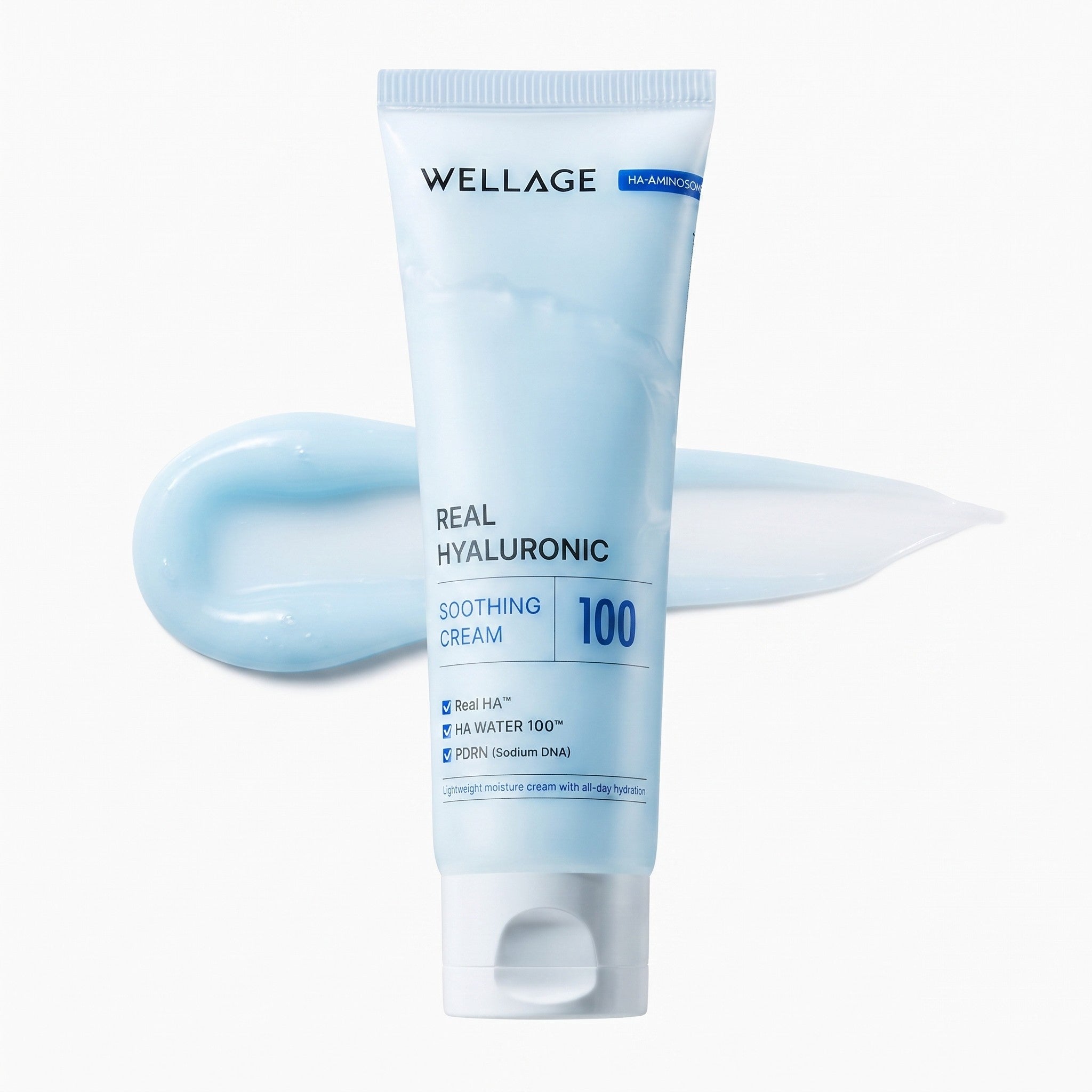 WELLAGE Real Hyaluronic Soothing 100 Cream 80ml