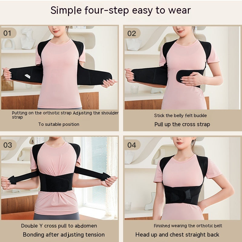 Unisex Anti-Humpback Chest Lift Brace Posture Corrector - Cart2u.ro