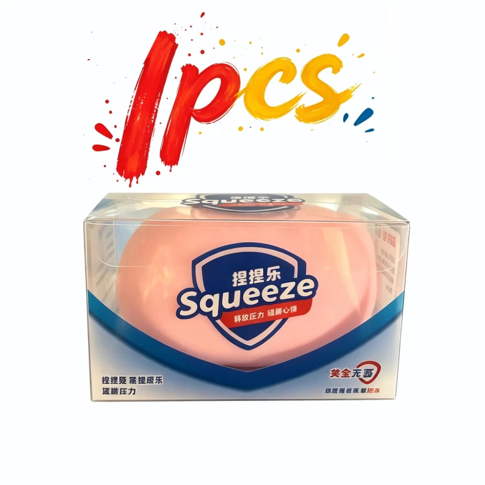 Crunchy Soap Ball Squishy Soap Stress Relief Fidget Toy Crunchy Squeeze Toys Blocks Filled ASMR Anti Stress Sensory Toys for Adu