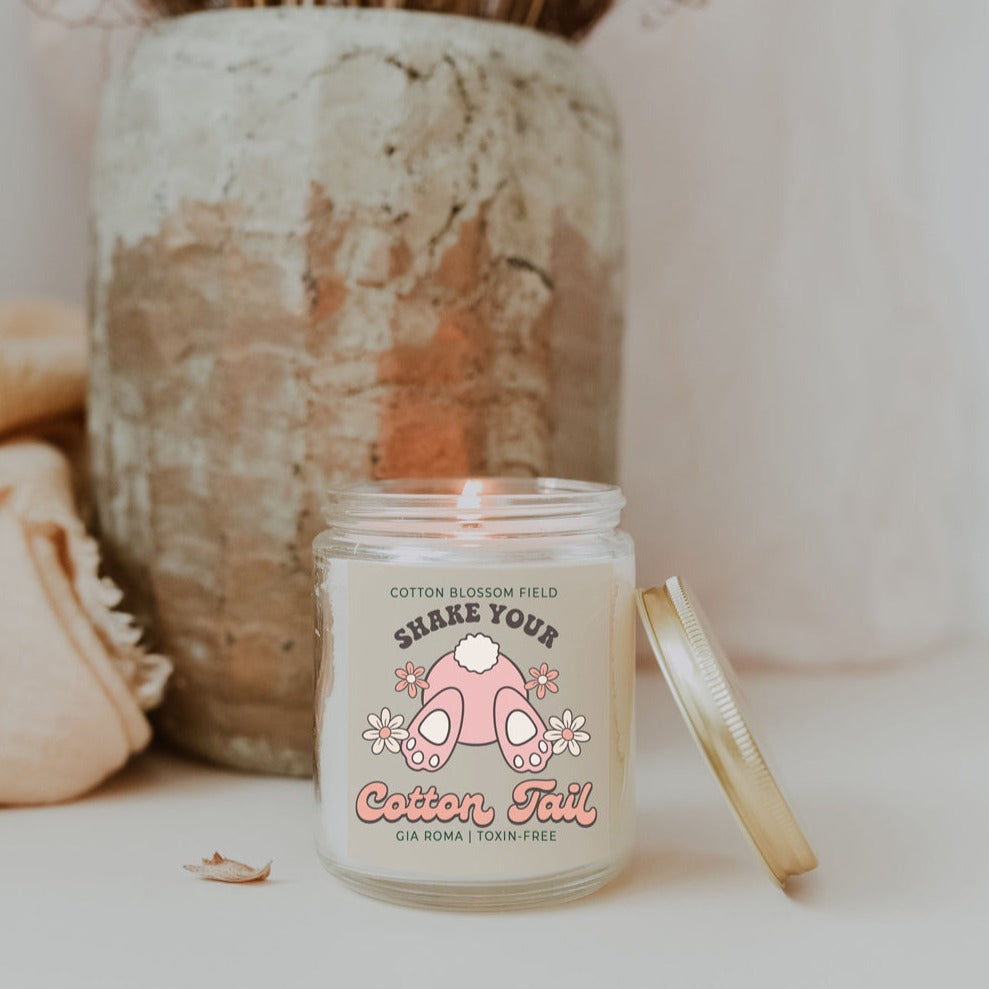 Cotton Blossom Retro Candle - Cart2u.ro