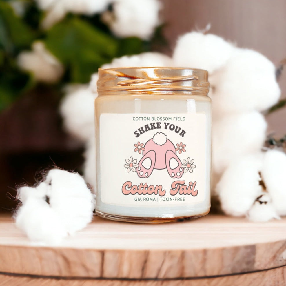 Cotton Blossom Retro Candle