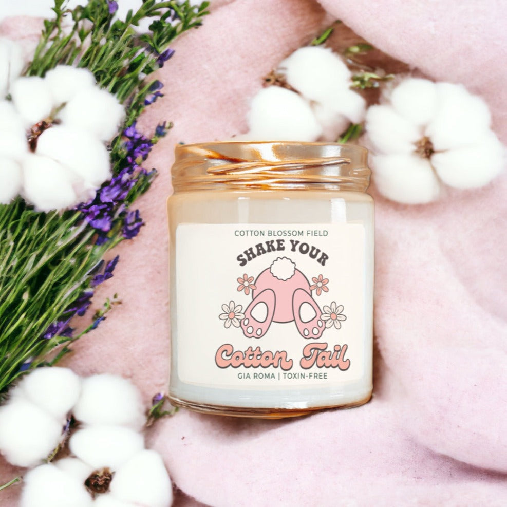 Cotton Blossom Retro Candle - Cart2u.ro