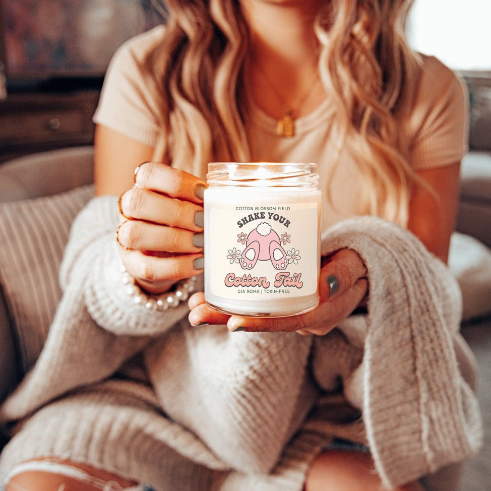 Cotton Blossom Retro Candle - Cart2u.ro