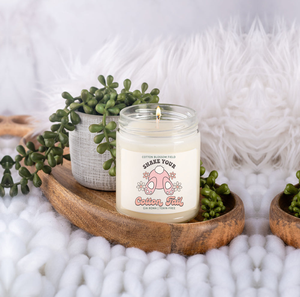 Cotton Blossom Retro Candle - Cart2u.ro