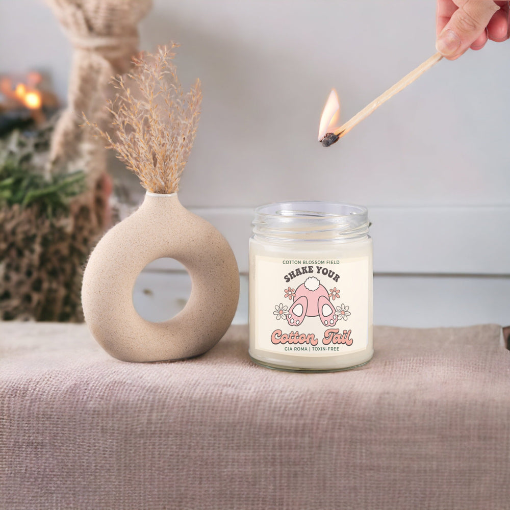 Cotton Blossom Retro Candle - Cart2u.ro