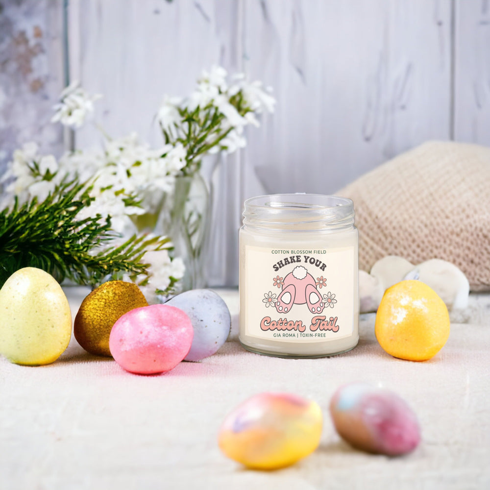 Cotton Blossom Retro Candle - Cart2u.ro