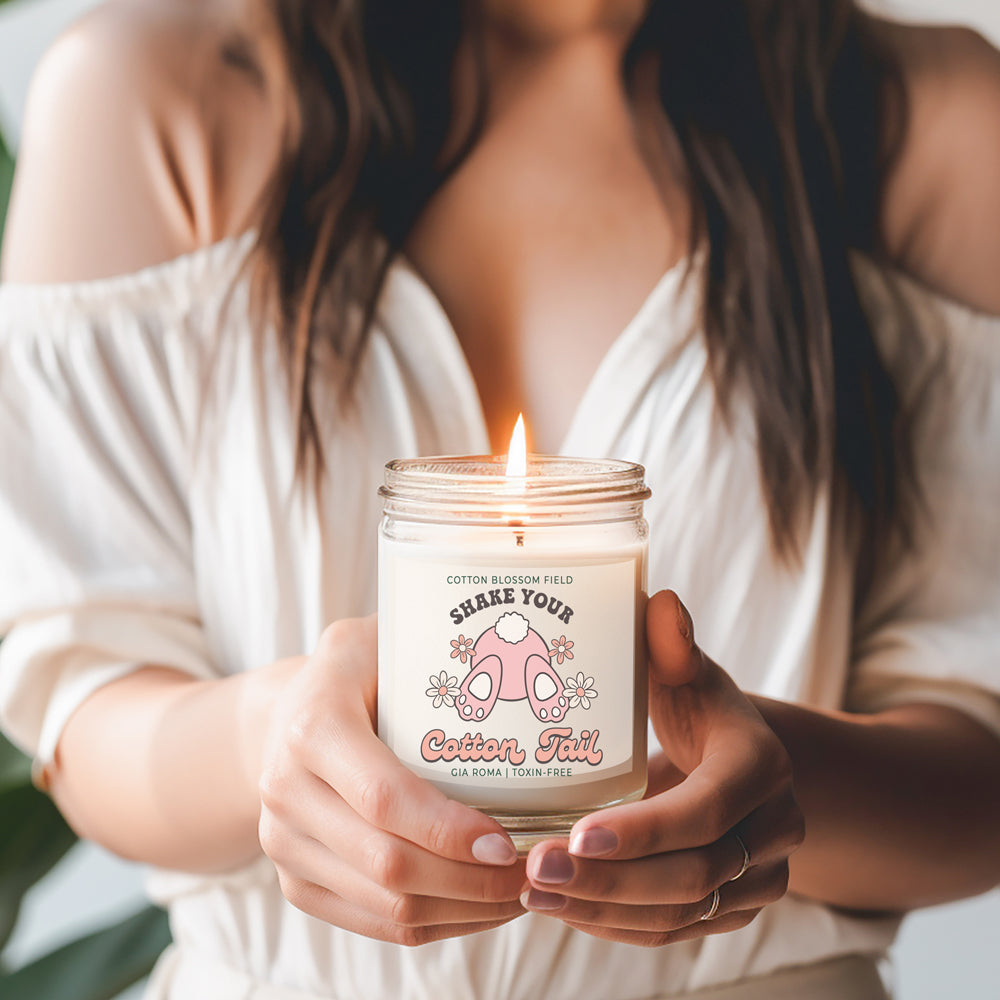 Cotton Blossom Retro Candle - Cart2u.ro