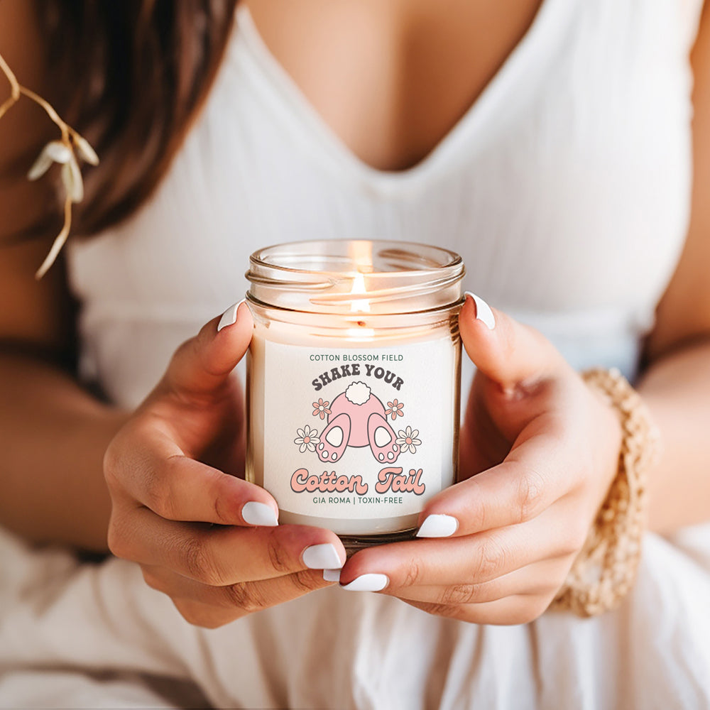 Cotton Blossom Retro Candle - Cart2u.ro