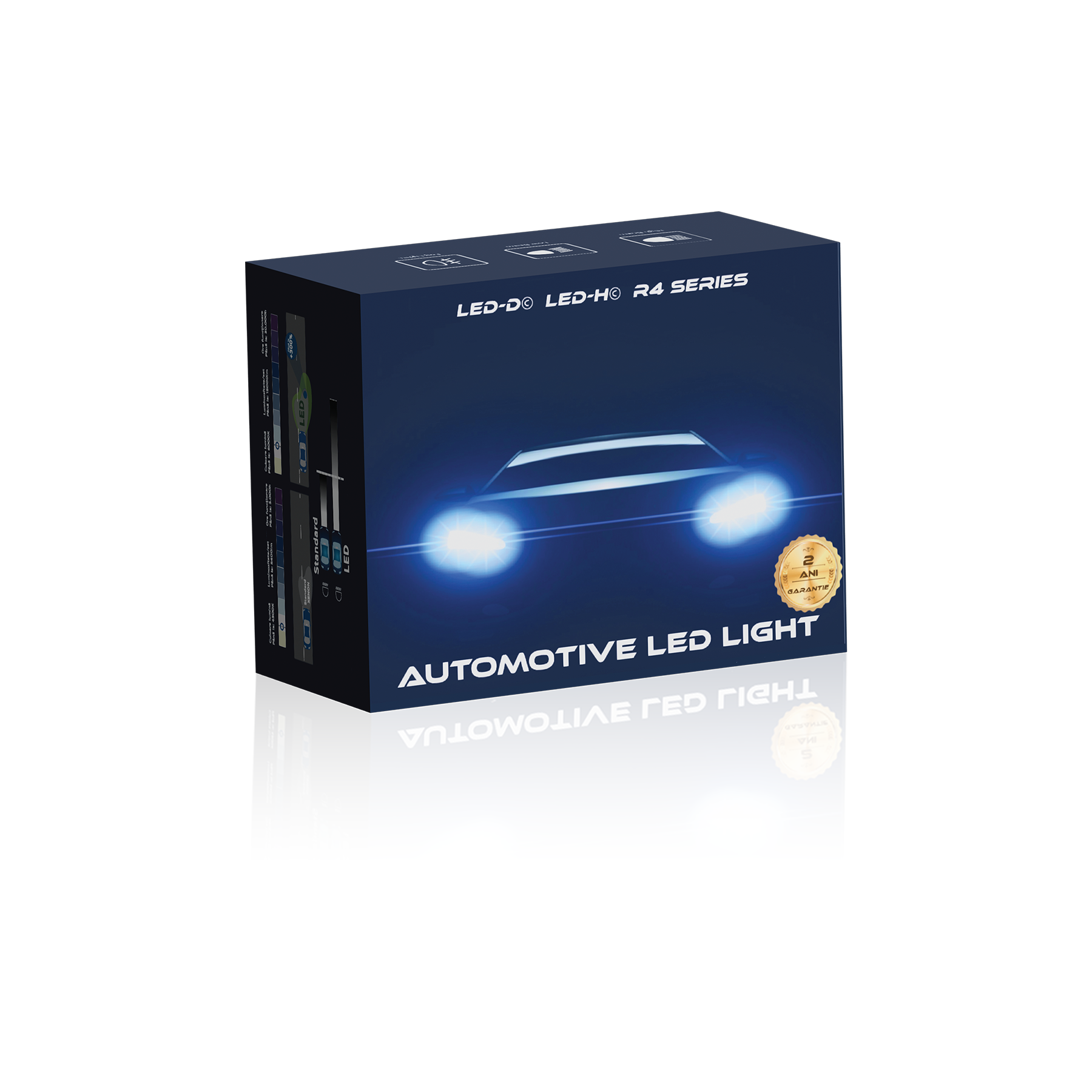 Kit LED D2S | D2R LUSMAR™ LED-D© 6000k 10000 lumeni 70W / set Canbus - fara eroare LEDUL.ro