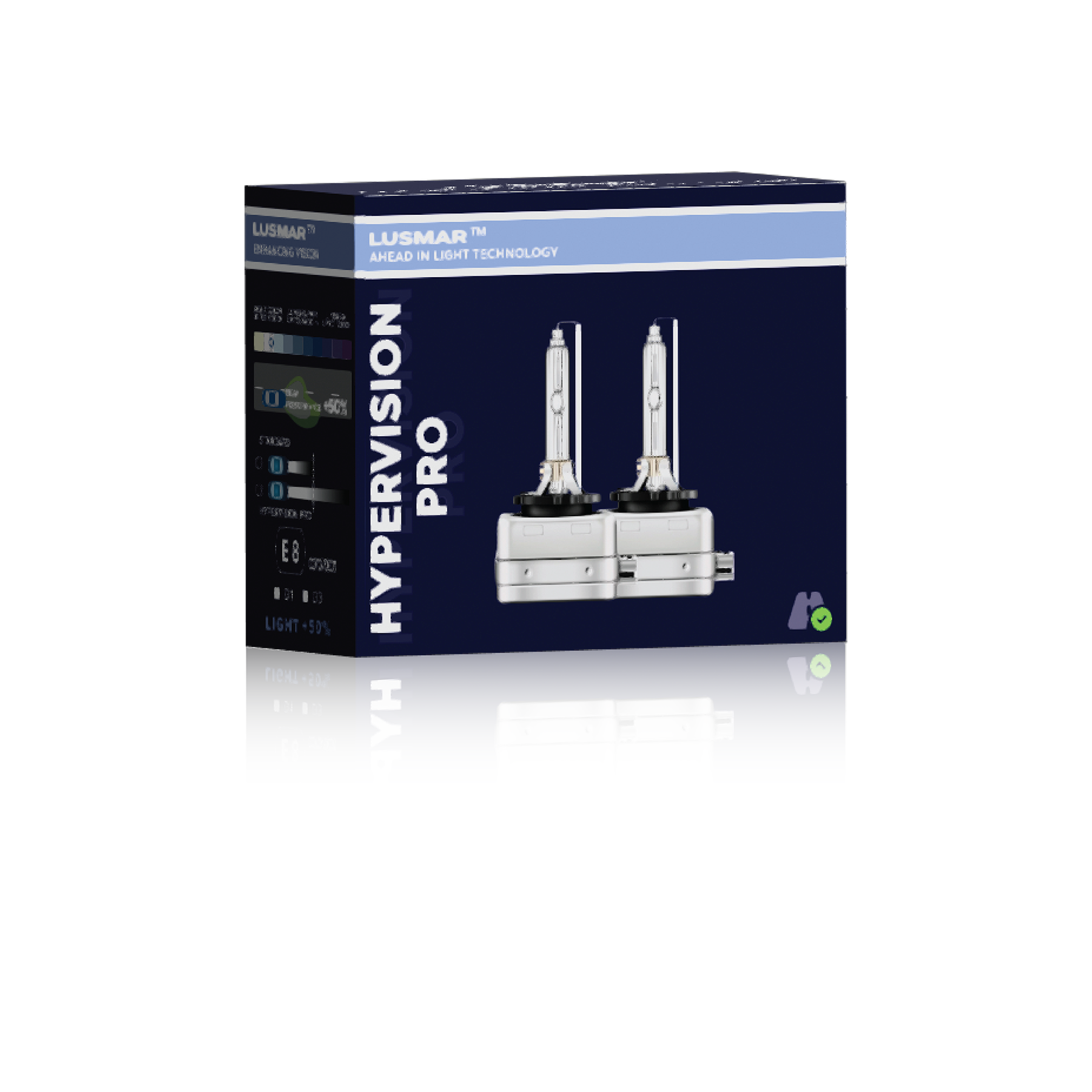 Kit XENON D1S LUSMAR™ 6000k 6400 lumeni 70W / set LEDUL.ro
