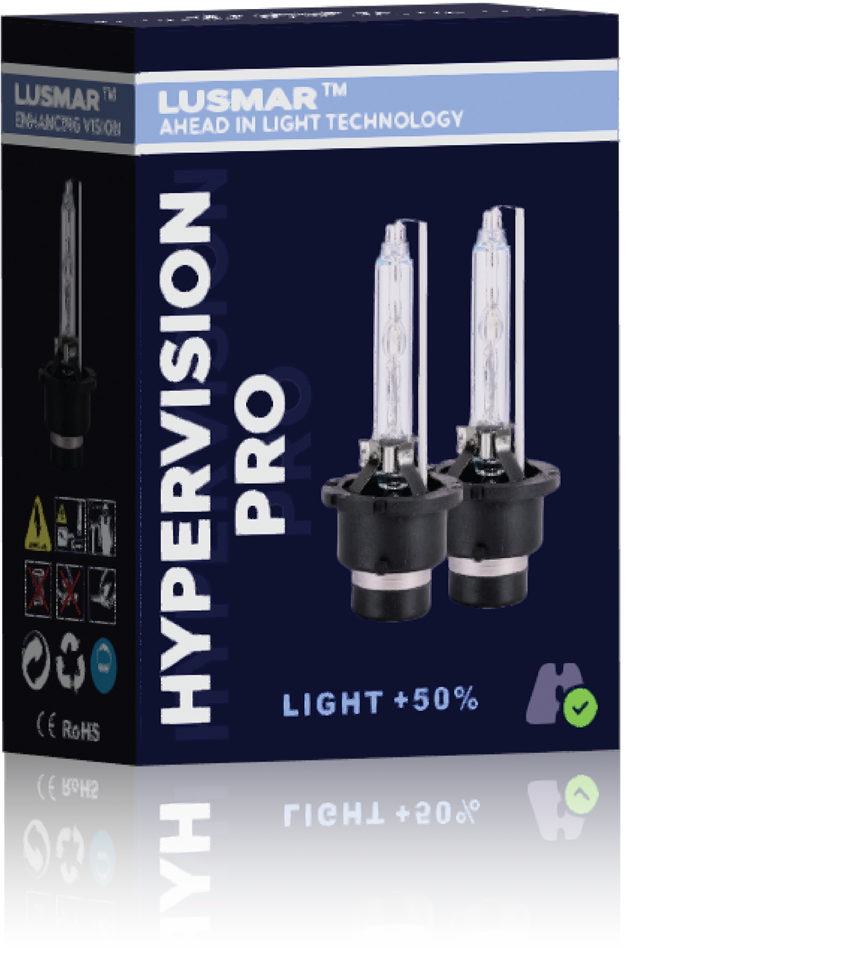 Kit XENON D2S LUSMAR™ 6000k 6400 lumeni 70W / set LEDUL.ro