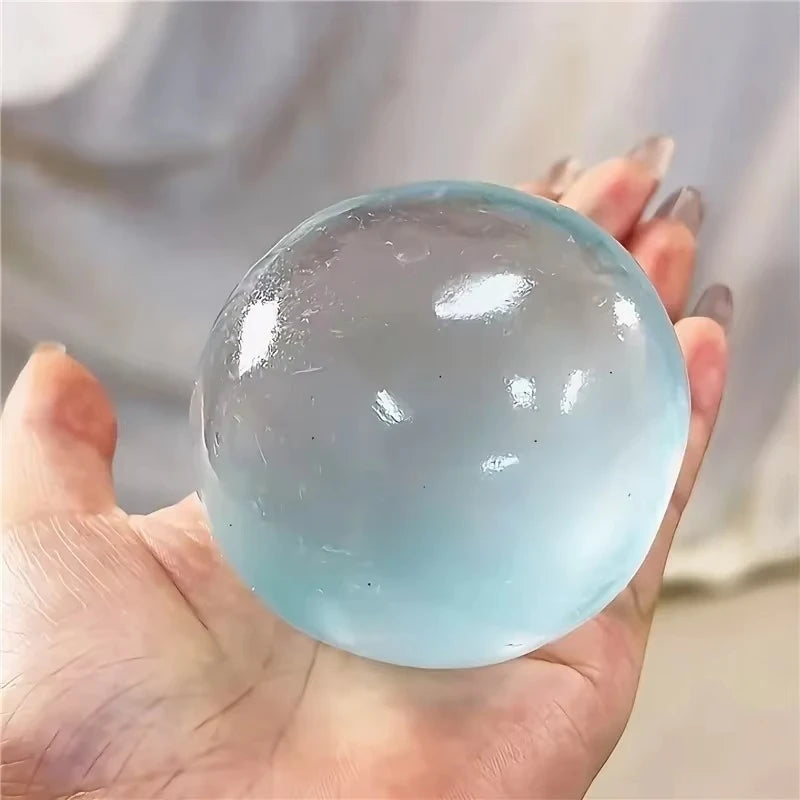 Vaseline Cracking Wax Ball Fidget Toy Handmade Cantaloupe Chocolate Squeeze Ball ASMR Sensory Stress Relief Decompression Gift