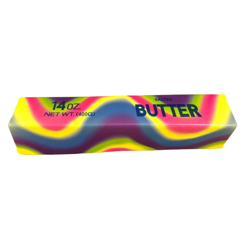 23cm Soft Slow Rebound Butter Stick Squeezing Toy Realistic Butter Sticks Decompression Fidget Toys Gold Squeeze Toy for Adults