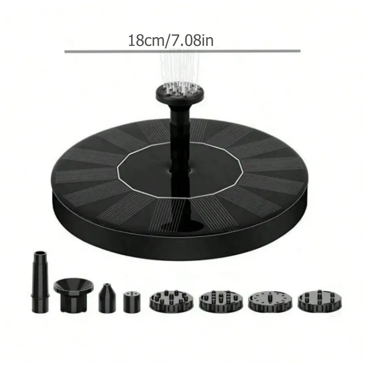 Waterfall Fountain Mini Solar Water Fountain Pool Pond Garden Decoration Outdoor Bird Bath Solar Powered Fountain Floating Water cart2u.ro