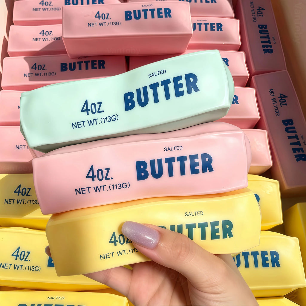 Creative Butter Stick Squishy Fidget Toy Building Block Filling No Rebound Squeeze Toy Adult Sensory Stress Relief Fidget Toy