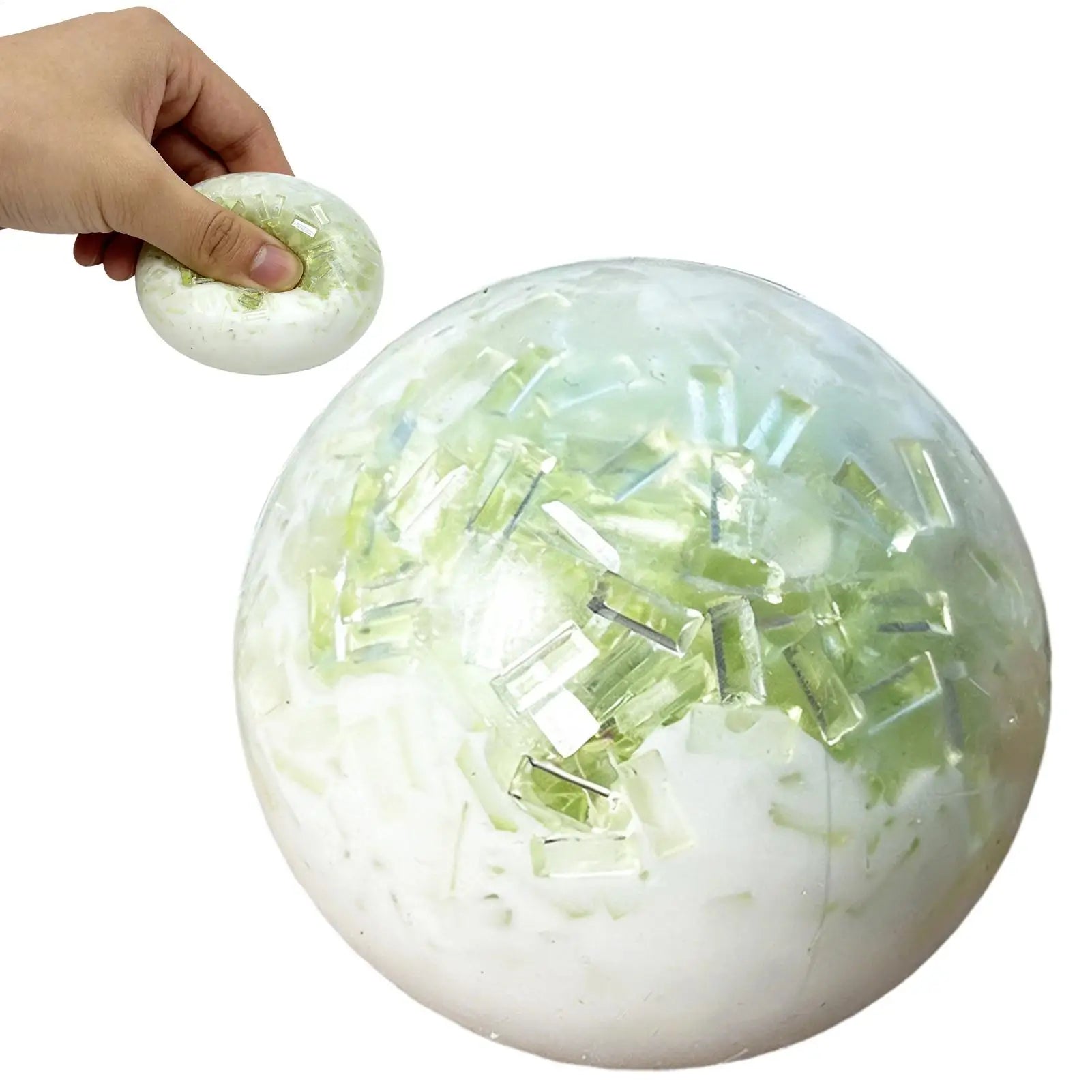 Squishyed Slow Rising Broken Ice Handmade Ball Stress Relief Sensory Fidget Toy For Anxiety ADHD Autism