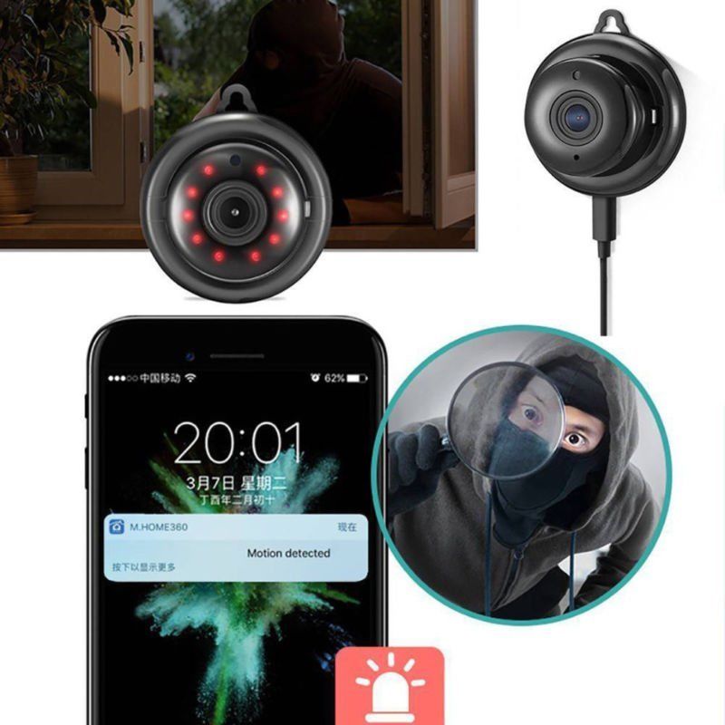 HD 1080P Mini WIFI Hidden Wireless IP Camera - Cart2u.ro