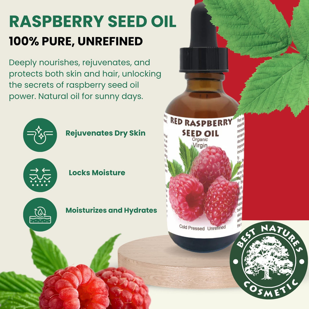 Ulei de semințe de zmeură roșie (organic, presat la rece, nerafinat)