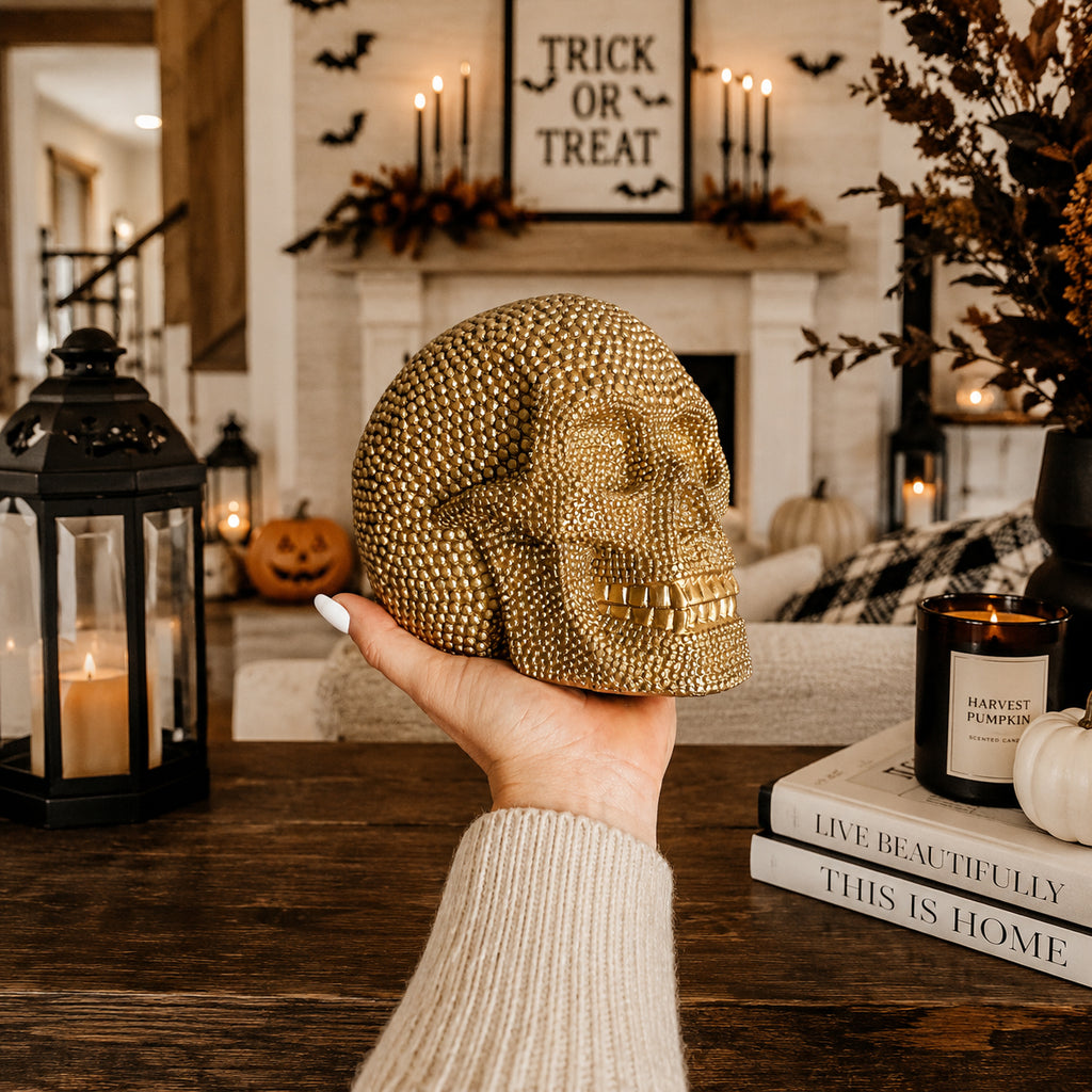 Skull Head Halloween Tabletop Decor - Cart2u.ro
