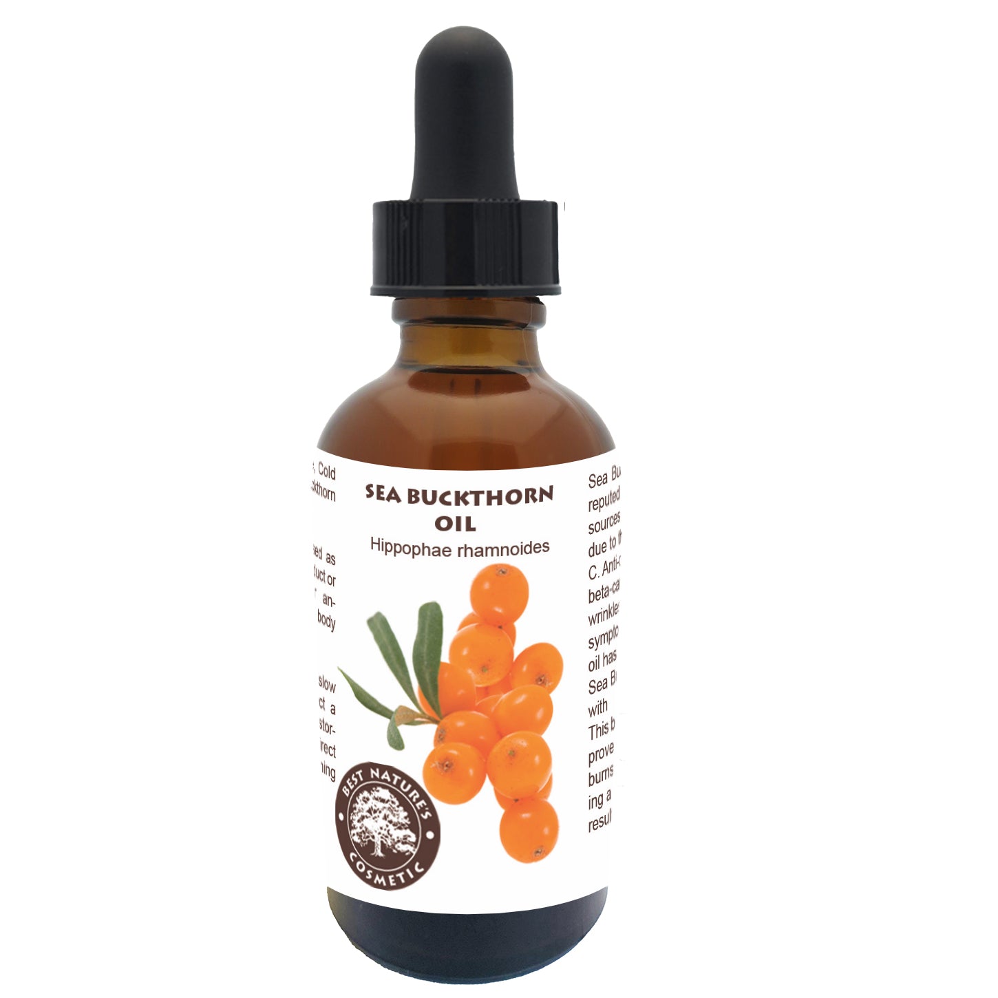 Fruct de cătină, Ulei de fructe de cătină (Organic, presat la rece, nerafinat)