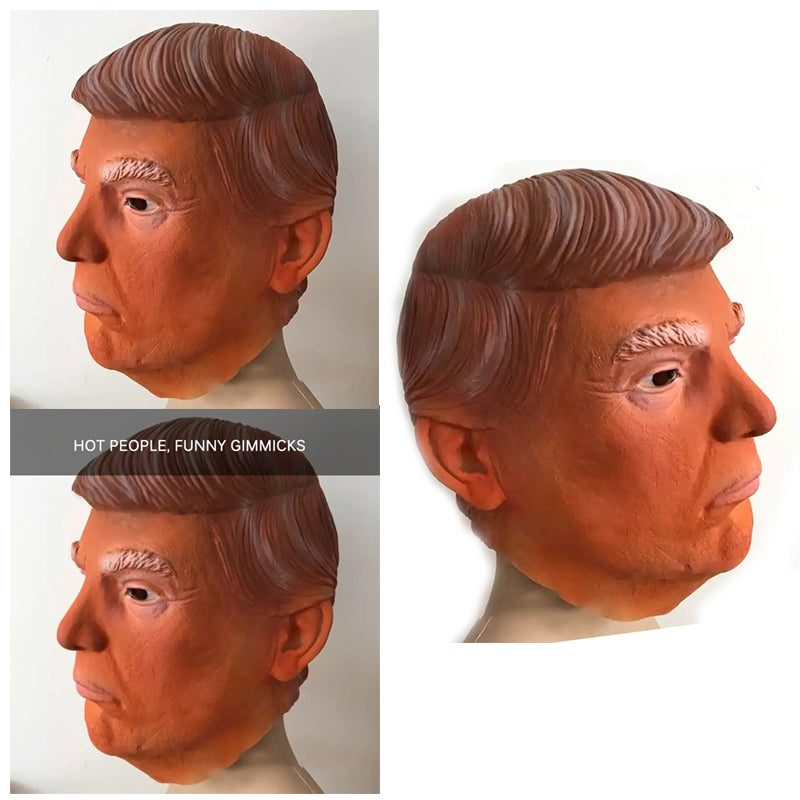Candidat bărbat Mască de latex Mască maro