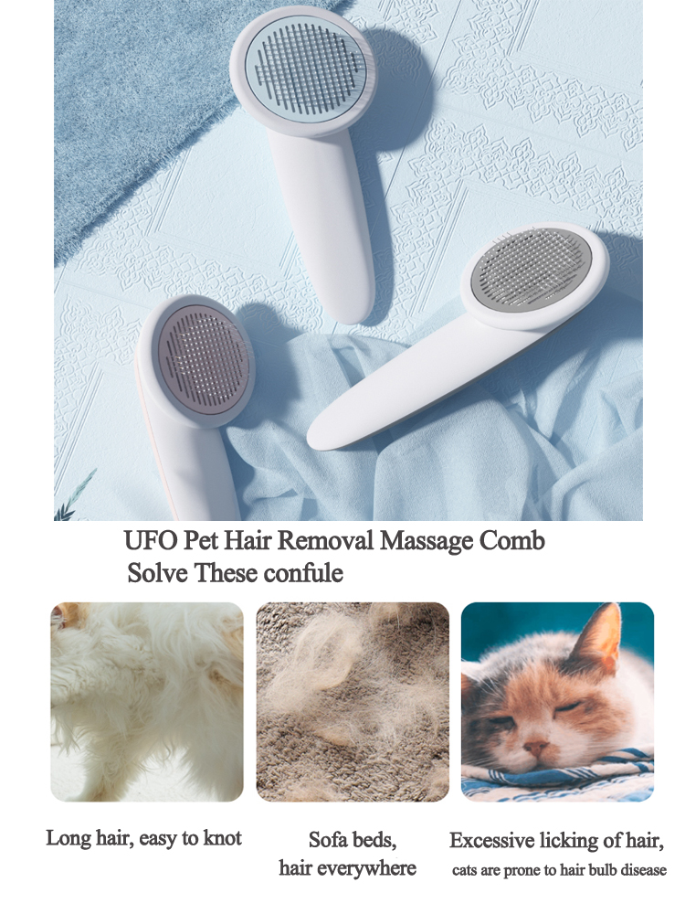 UFO Pet Massage Comb Cats Dog Grooming Combs Brush - Cart2u.ro