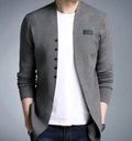 Mens Slim Fit Cardigan with Button Design - Cart2u.ro