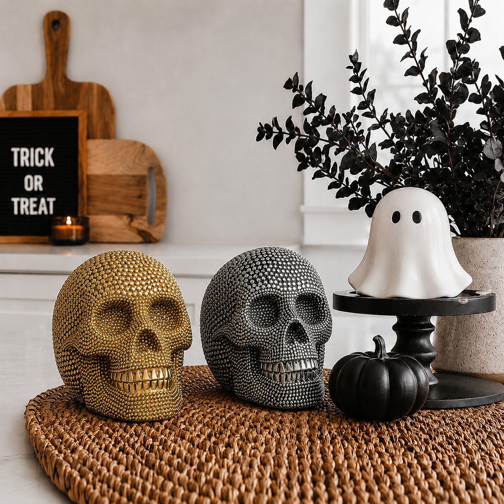 Skull Head Halloween Tabletop Decor - Cart2u.ro