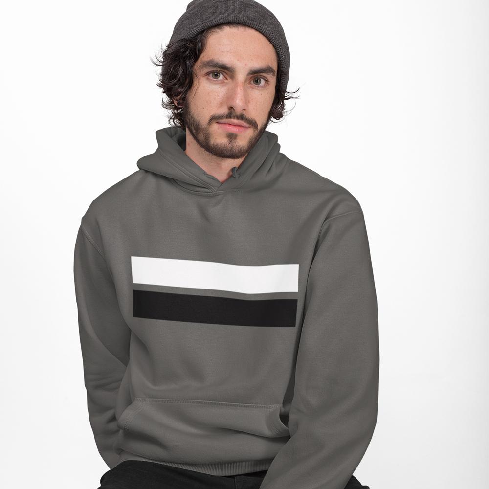 Mens Double Strip Hoodie - Cart2u.ro