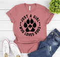 Just A Girl Who Loves Dogs T-shirt - Cart2u.ro